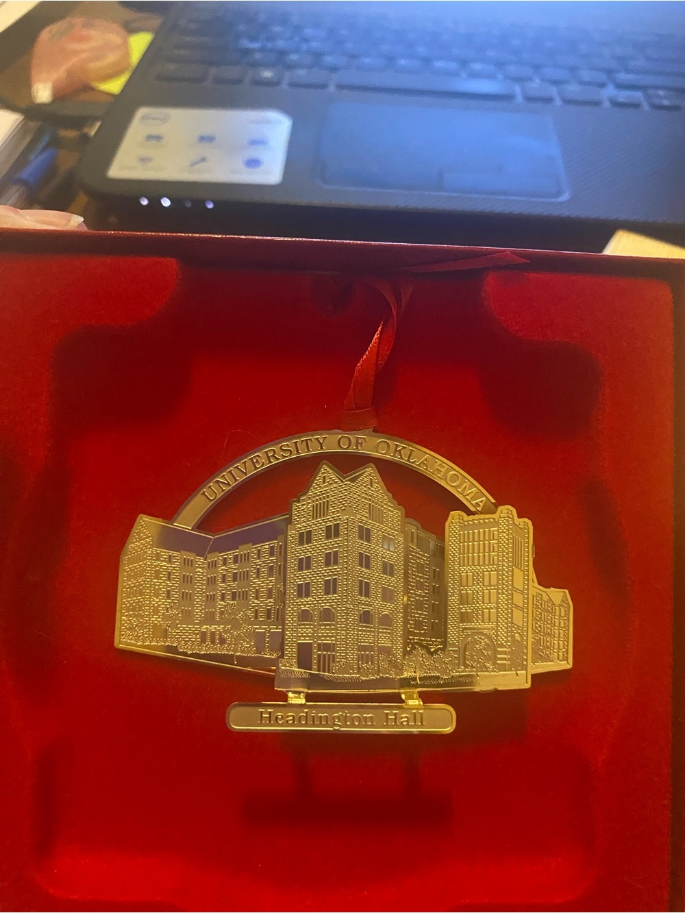 Headington Hall Gold Ornament